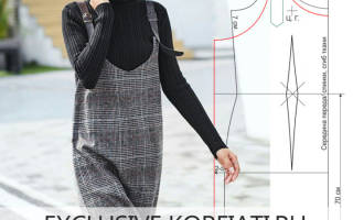 Зимний сарафан для полных женщин: разбираем простые выкройки