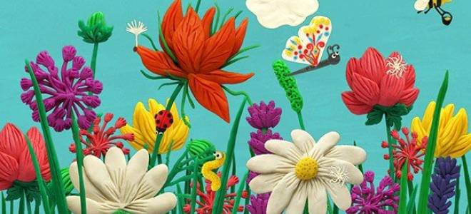 Цветок из пластилина: красивые и несложные скульптуры