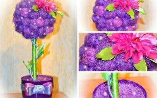 Мастер-класс по топиарию из сизаля своими руками для уникального декора