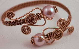 Браслет из проволоки своими руками: создаем новинку для сундучка с украшениями