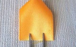 Подсолнух канзаши: мастер-класс для освоения техники