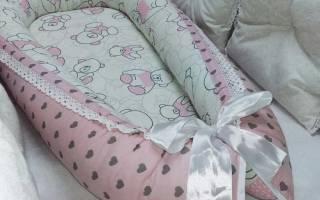 Кокон для новорожденного своими руками: гнездышко и пеленка