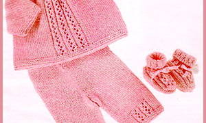 Вязаные костюмы для новорожденных со схемами и описанием