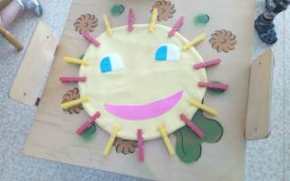 Солнышко своими руками: греемся и развиваем моторику