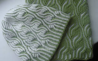 Шапка в технике бриошь для дополнения образа