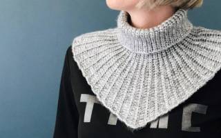 Манишка для девочки крючком: дополнение гардероба для маленькой модницы