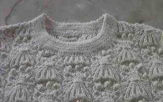 Обработка горловины спицами в разных техниках