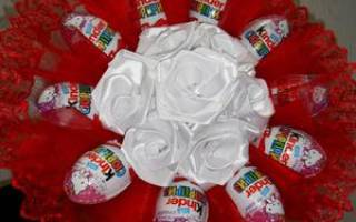 Букет из киндеров своими руками для отличного подарка