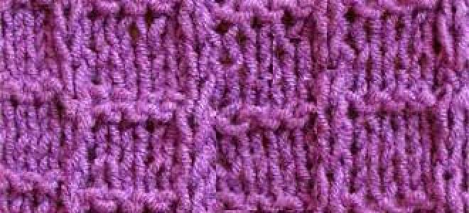 Вафельный узор спицами: видео-уроки для изучения интересной техники