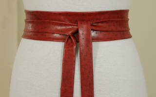 Пояс для платья своими руками из ткани: способы пошива