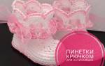 Вязание пинеток крючком