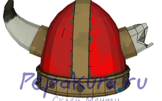 Шлем викинга своими руками: работаем с нитками и бумагой