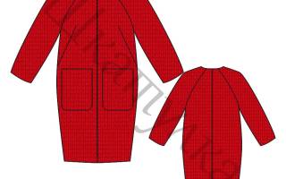 Выкройка пальто с рукавом реглан: тонкости и особенности кроя