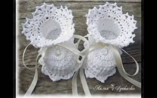 Летние пинетки крючком: вяжем миниатюрную обувь для девочек и мальчиков