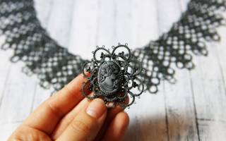 Как сплести воротник фриволите: начальные элементы и узлы