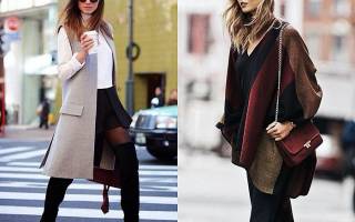 Удлиненный жилет без рукавов: 7 вариантов выполнения