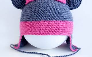 Шапка «минни маус» крючком: схема изделия для поклонников творений уолта диснея