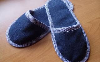 Тапочки из джинсов своими руками: новая жизнь для любимой одежды