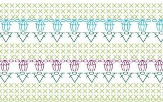 Как читать схемы вязания крючком?