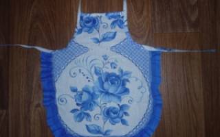 Фартук из джинсов своими руками: подробный разбор пошива