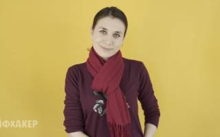 Как завязать шарф на шее: варианты и способы расположения аксессуара