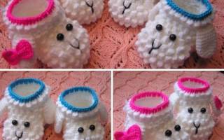 Пинетки-барашки крючком: интересные схемы с подробным описанием