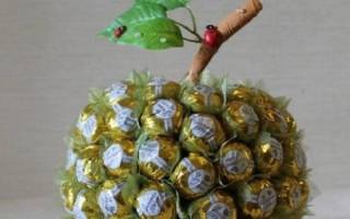 Подарки из конфет своими руками на день рождения: десерт к празднику