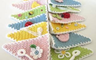 Треугольник крючком со схемой: разбираем различные варианты