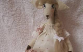 Выкройка козы тильда: мастер-класс по кройке и шитью игрушки из ткани