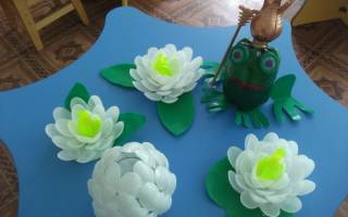 Лилии из пластиковых ложек: прекрасное украшение для дома