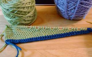 Укороченные ряды спицами: подробный разбор вязания