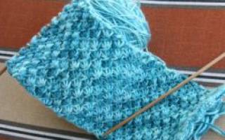 Узор «звездочка» спицами: простой рисунок для любой одежды