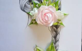 Роза канзаши: мастер-класс с разбором каждого шага