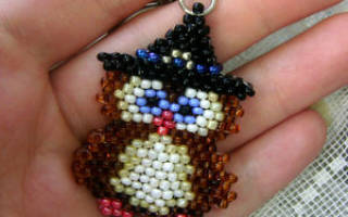 Как сделать брелок из бисера своими руками: уроки для начинающих