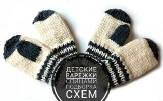 Варежки для мальчика: интересные варианты для вязания