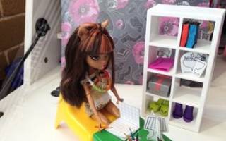 Вещи для кукол своими руками: для монстер хай и гламурных барби