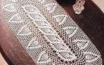 Овальная скатерть крючком со схемами и описанием работы