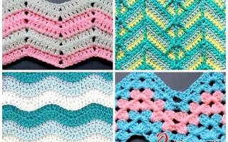 Схемы зигзагов крючком для начинающих мастеров