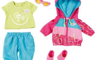 Одежда для беби бон своими руками: наряжаем малыша дочки