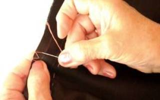 Обметочный шов вручную: видео-уроки с подробными инструкциями