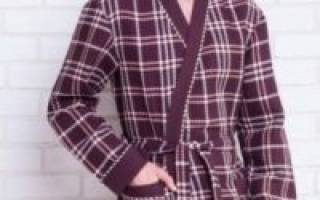 Мужской халат своими руками: разбираем сложные модели и выкройки