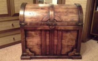 Сундук своими руками: фото самых интересных вариантов изделий
