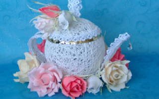 Мастер-класс по конфетнице из ниток для рукодельниц-сладкоежек